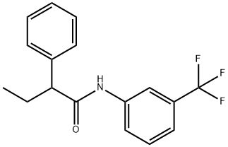 2-phenyl-N-[3-(trifluoromethyl)phenyl]butanamide Struktur