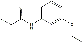 N-(3-ethoxyphenyl)propanamide Struktur