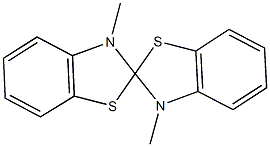 3,3'-dimethyl-2,2',3,3'-tetrahydro-2,2'-spirobi[1,3-benzothiazole] Struktur