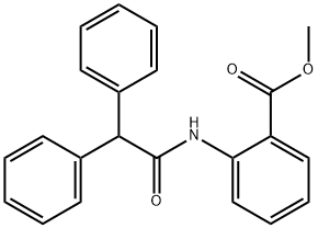 methyl 2-[(diphenylacetyl)amino]benzoate Struktur