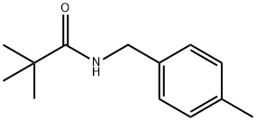 2,2-dimethyl-N-(4-methylbenzyl)propanamide Struktur