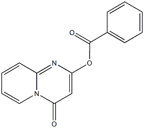 4-oxo-4H-pyrido[1,2-a]pyrimidin-2-yl benzoate Struktur