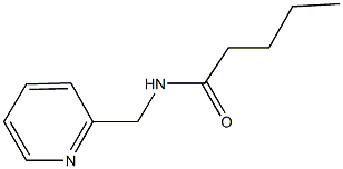 N-(2-pyridinylmethyl)pentanamide Struktur