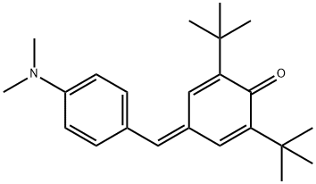 2,6-ditert-butyl-4-[4-(dimethylamino)benzylidene]-2,5-cyclohexadien-1-one Struktur