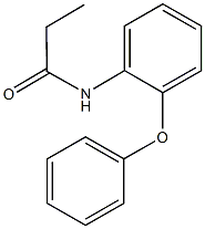 N-(2-phenoxyphenyl)propanamide Struktur