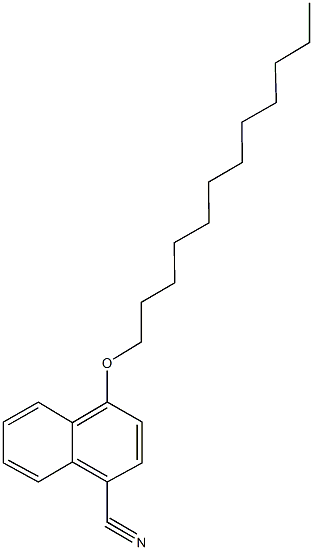 4-(dodecyloxy)-1-naphthonitrile Struktur