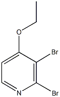 2,3-dibromopyridin-4-yl ethyl ether Struktur