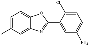 4-chloro-3-(5-methyl-1,3-benzoxazol-2-yl)aniline Struktur