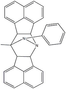 13-methyl-25-phenyl-1,25-diazaoctacyclo[11.11.1.1~3,7~.1~15,19~.0~2,12~.0~11,27~.0~14,24~.0~23,26~]heptacosa-3(27),4,6,8,10,15,17,19(26),20,22-decaene Struktur