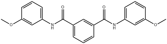 N~1~,N~3~-bis(3-methoxyphenyl)isophthalamide Struktur