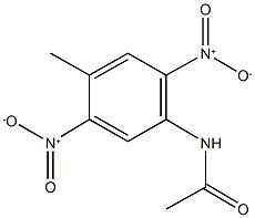 N-(4-methyl-2,5-dinitrophenyl)acetamide Struktur