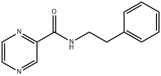 N-(2-phenylethyl)-2-pyrazinecarboxamide Struktur