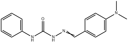 4-(dimethylamino)benzaldehyde N-phenylsemicarbazone Struktur