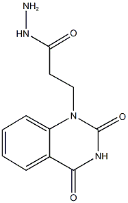 3-(2,4-dioxo-3,4-dihydroquinazolin-1(2H)-yl)propanohydrazide Struktur