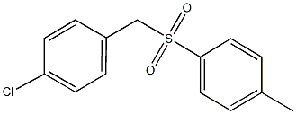 1-[(4-chlorobenzyl)sulfonyl]-4-methylbenzene Struktur