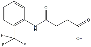 4-oxo-4-[2-(trifluoromethyl)anilino]butanoic acid Struktur