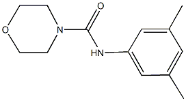 N-(3,5-dimethylphenyl)-4-morpholinecarboxamide Struktur