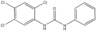 N-phenyl-N'-(2,4,5-trichlorophenyl)urea Struktur