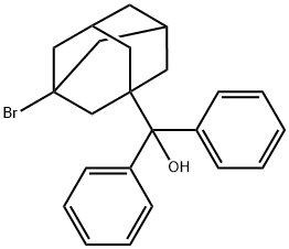 (3-bromo-1-adamantyl)(diphenyl)methanol Struktur