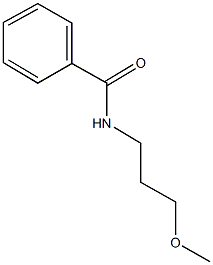 N-(3-methoxypropyl)benzamide Struktur