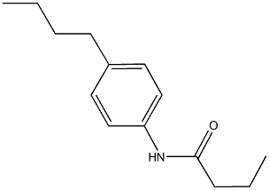 N-(4-butylphenyl)butanamide Struktur