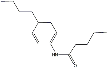 N-(4-butylphenyl)pentanamide Struktur