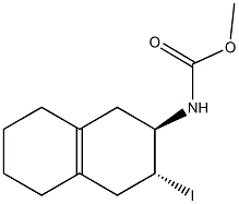 methyl 3-iodo-1,2,3,4,5,6,7,8-octahydro-2-naphthalenylcarbamate Struktur