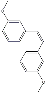 1-methoxy-3-[2-(3-methoxyphenyl)vinyl]benzene Struktur