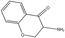 3-amino-2,3-dihydro-4H-chromen-4-one Struktur