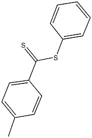 phenyl 4-methylbenzenecarbodithioate Struktur