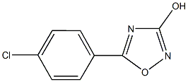 5-(4-chlorophenyl)-1,2,4-oxadiazol-3-ol Struktur