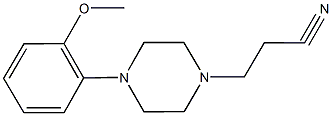 3-[4-(2-methoxyphenyl)-1-piperazinyl]propanenitrile