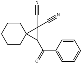 2-benzoylspiro[2.5]octane-1,1-dicarbonitrile Struktur