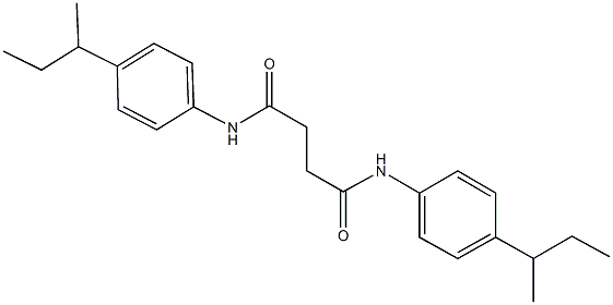 N~1~,N~4~-bis(4-sec-butylphenyl)succinamide Struktur