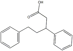 3,5-diphenylpentanoic acid Struktur