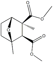 dimethyl 1,3-dimethyl-7-oxabicyclo[2.2.1]heptane-2,3-dicarboxylate Struktur