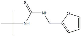 N-(tert-butyl)-N'-(2-furylmethyl)thiourea Struktur