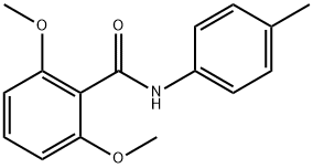 2,6-dimethoxy-N-(4-methylphenyl)benzamide Struktur