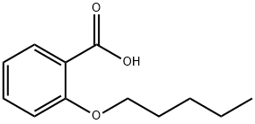 2-(pentyloxy)benzoic acid Struktur