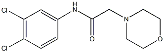 N-(3,4-dichlorophenyl)-2-(4-morpholinyl)acetamide Struktur