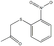 1-({2-nitrophenyl}sulfanyl)acetone Struktur