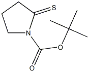 tert-butyl 2-thioxo-1-pyrrolidinecarboxylate Struktur