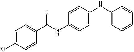 N-(4-anilinophenyl)-4-chlorobenzamide Struktur