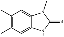 2H-Benzimidazole-2-thione,1,3-dihydro-1,5,6-trimethyl-(9CI) Struktur