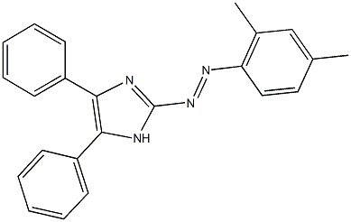 2-[(2,4-dimethylphenyl)diazenyl]-4,5-diphenyl-1H-imidazole Struktur