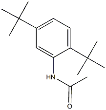 N-(2,5-ditert-butylphenyl)acetamide Struktur