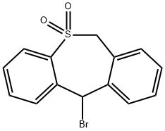 11-bromo-6,11-dihydrodibenzo[b,e]thiepine 5,5-dioxide Struktur