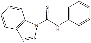 N-phenyl-1H-1,2,3-benzotriazole-1-carbothioamide Struktur