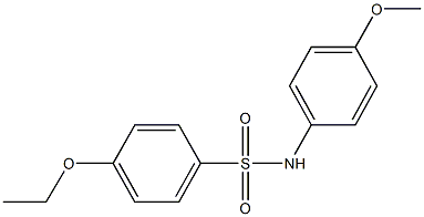 4-ethoxy-N-(4-methoxyphenyl)benzenesulfonamide Struktur