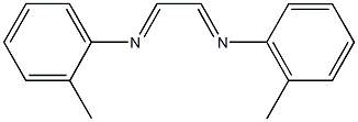 N-(2-methylphenyl)-N-{2-[(2-methylphenyl)imino]ethylidene}amine Struktur